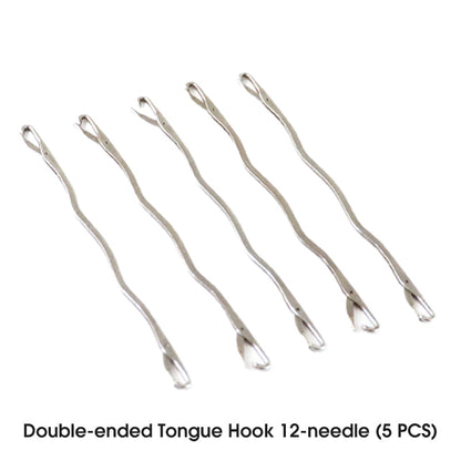 Crochets à tricoter avec languette pour pulls