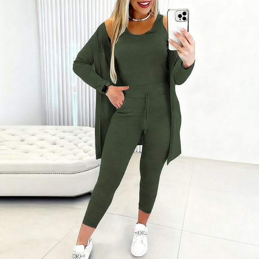 💕Ensemble 3 pièces décontracté et élégant pour femme