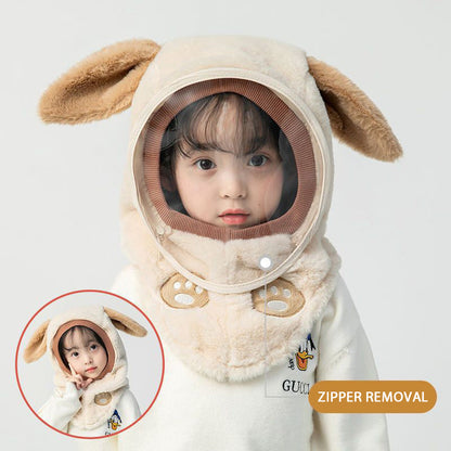 ⏳Offre spéciale à durée limitée⏰Bonnet d'hiver pour enfants avec masque détachable et coupe-vent