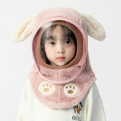 ⏳Offre spéciale à durée limitée⏰Bonnet d'hiver pour enfants avec masque détachable et coupe-vent