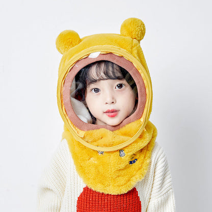 ⏳Offre spéciale à durée limitée⏰Bonnet d'hiver pour enfants avec masque détachable et coupe-vent