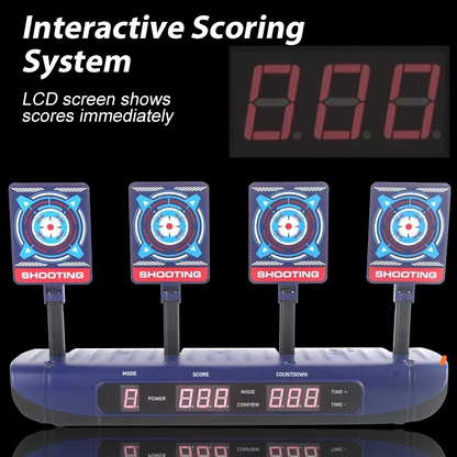 ⏳Offre spéciale à durée limitée⏰Jeu de Cibles de Tir Automatique avec Rail Mobile