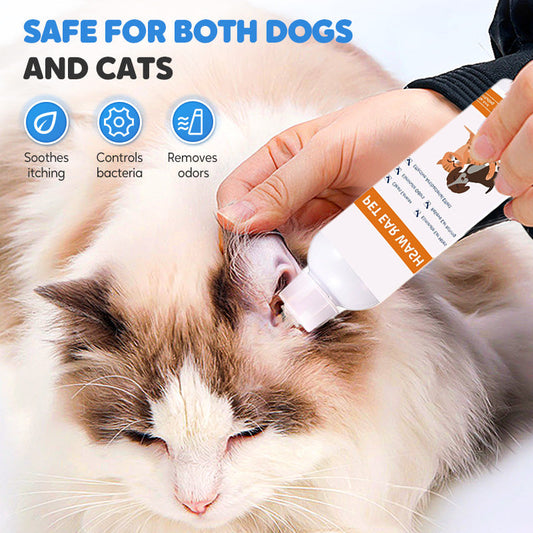 📢📢Achetez-en 2 obtenez-en 1 gratuit🔥🔥Nettoyant pour oreilles pour chiens et chats