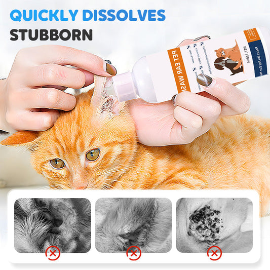 📢📢Achetez-en 2 obtenez-en 1 gratuit🔥🔥Nettoyant pour oreilles pour chiens et chats