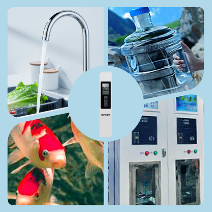 💧 Achetez 1, obtenez 1 gratuit ! ✨ Testeur de Qualité d'Eau 3-en-1 TDS - Mesure le pH, le chlore et la dureté avec écran LCD pour piscines et aquariums 🌊📱