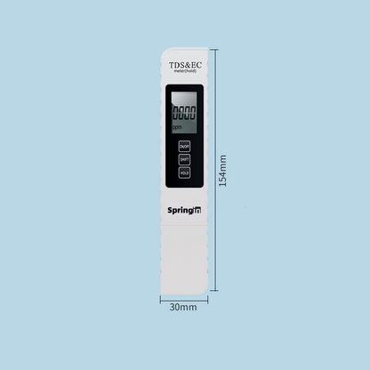💧 Achetez 1, obtenez 1 gratuit ! ✨ Testeur de Qualité d'Eau 3-en-1 TDS - Mesure le pH, le chlore et la dureté avec écran LCD pour piscines et aquariums 🌊📱