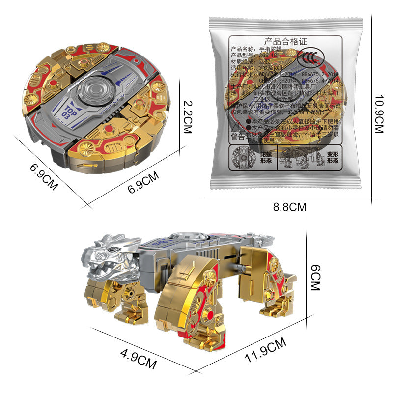 Toupie anti-stress transformable