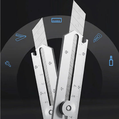 Couteau utilitaire polyvalent avec lame rétractable cassable