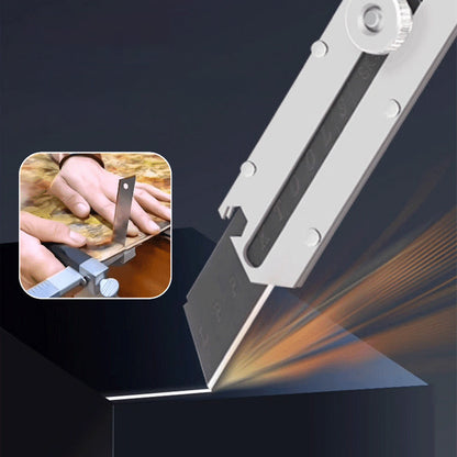 Couteau utilitaire polyvalent avec lame rétractable cassable