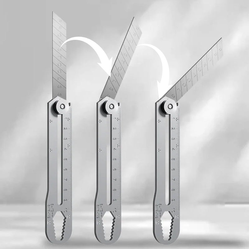 Couteau utilitaire polyvalent avec lame rétractable cassable