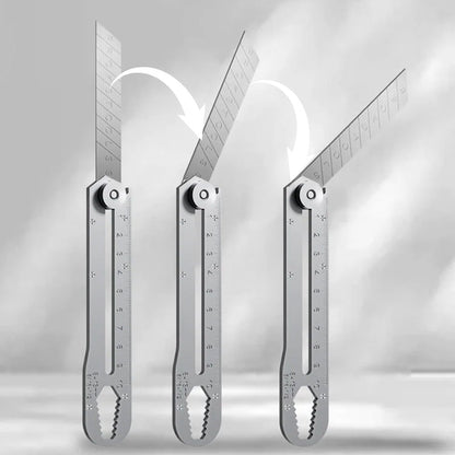 Couteau utilitaire polyvalent avec lame rétractable cassable