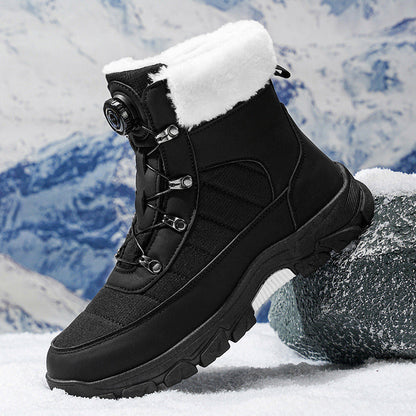 Bottes Confortables avec Doublure en Fausse Fourrure Douce pour Homme