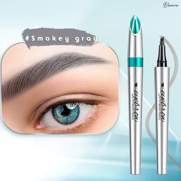 ✨ACHETEZ 1, OBTENEZ 1 GRATUIT ! Crayon à sourcils 3D 4 pointes – Effet microblading naturel, étanche 24h 💄✏️