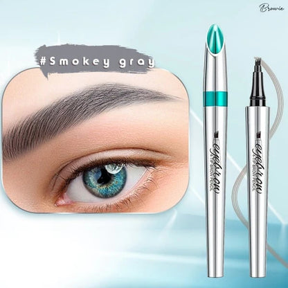 ✨ACHETEZ 1, OBTENEZ 1 GRATUIT ! Crayon à sourcils 3D 4 pointes – Effet microblading naturel, étanche 24h 💄✏️