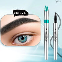 ✨ACHETEZ 1, OBTENEZ 1 GRATUIT ! Crayon à sourcils 3D 4 pointes – Effet microblading naturel, étanche 24h 💄✏️