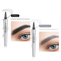 ✨ACHETEZ 1, OBTENEZ 1 GRATUIT ! Crayon à sourcils 3D 4 pointes – Effet microblading naturel, étanche 24h 💄✏️