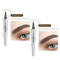 ✨ACHETEZ 1, OBTENEZ 1 GRATUIT ! Crayon à sourcils 3D 4 pointes – Effet microblading naturel, étanche 24h 💄✏️