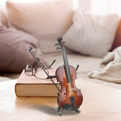 -50% 🎄 Ornement Mini Violon Modèle – Détails Exquis, Idéal comme Cadeau de Diplômé & Décoration de Fêtes ✨📦