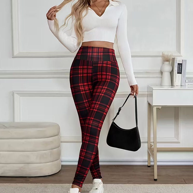 ❤️Leggings en polaire à carreaux pour femmes🔥