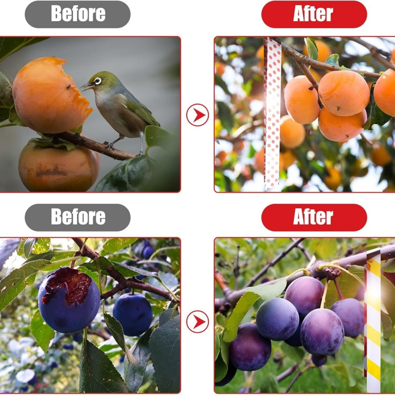 Ruban adhésif réfléchissant double face pour effaroucher les oiseaux Ruban adhésif réfléchissant double face pour effaroucher les oiseaux