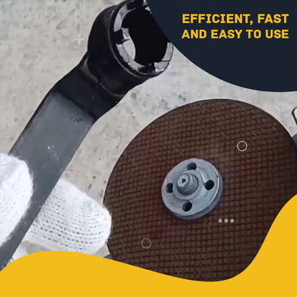 🔥 1 Acheté, 1 Offert ! ✨ Clé Réglage 4 Griffes pour Meuleuse d'Angle - Acier Outil Antidérapant, Changement de Lame Rapide 🔧⚙️