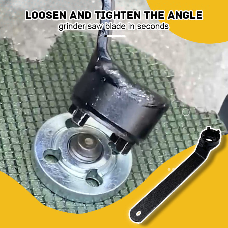 🔥 1 Acheté, 1 Offert ! ✨ Clé Réglage 4 Griffes pour Meuleuse d'Angle - Acier Outil Antidérapant, Changement de Lame Rapide 🔧⚙️
