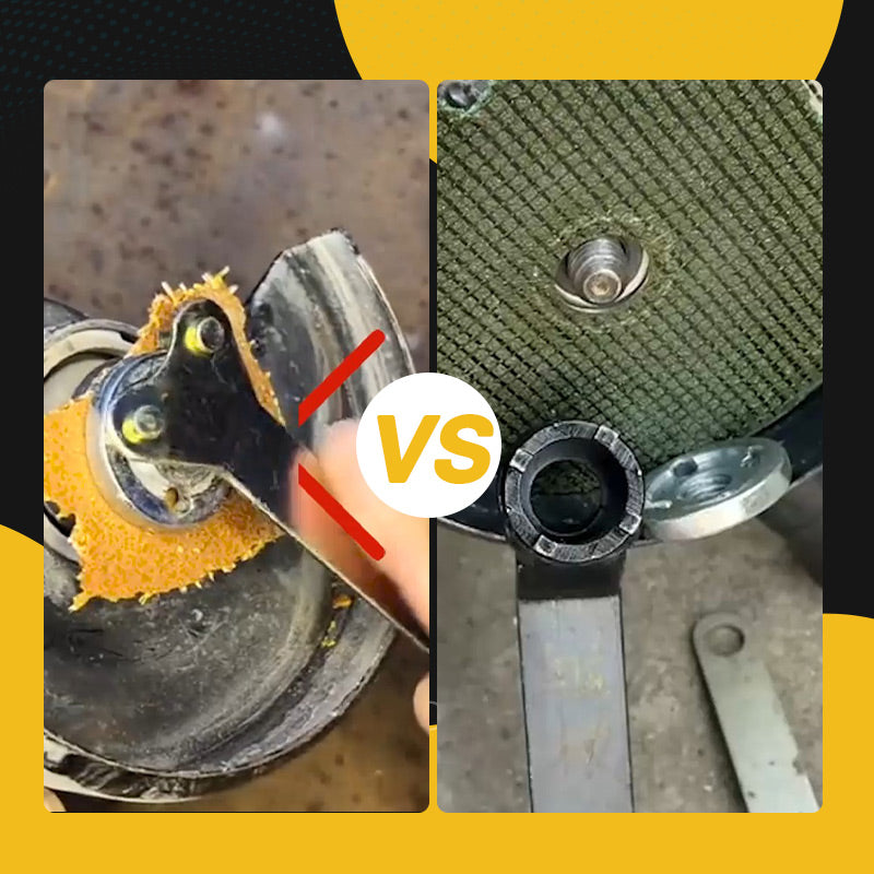 🔥 1 Acheté, 1 Offert ! ✨ Clé Réglage 4 Griffes pour Meuleuse d'Angle - Acier Outil Antidérapant, Changement de Lame Rapide 🔧⚙️