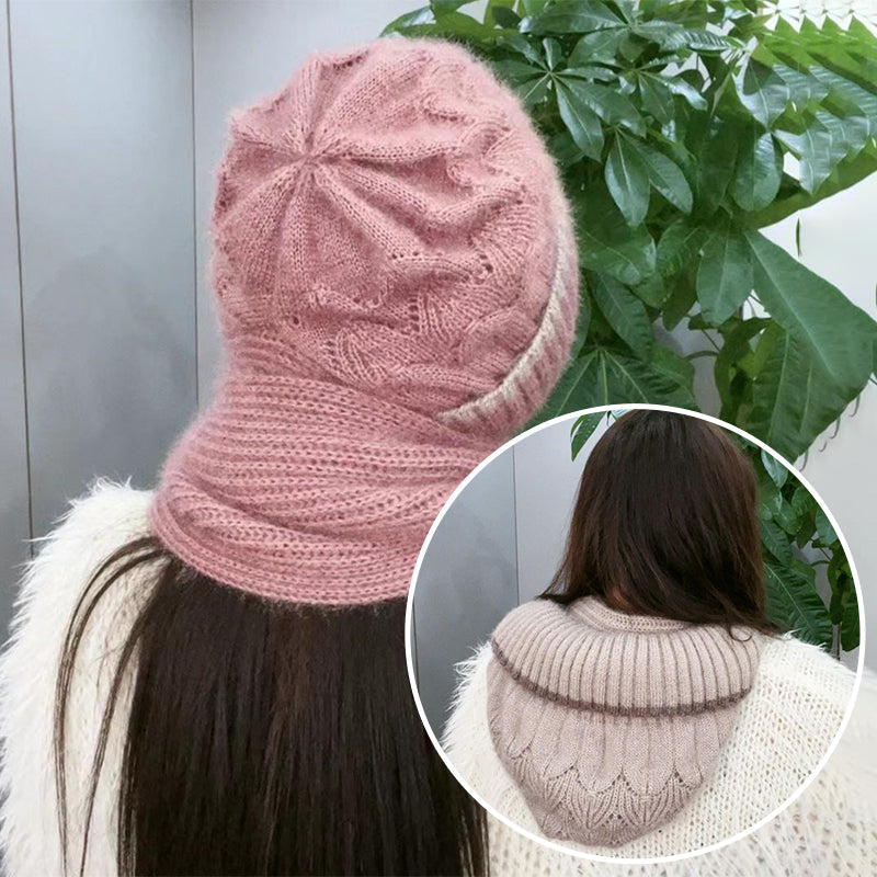 ❄️👩 Cache-Col Intégré Coupe-Vent pour Femme – Confort Tricot Chaud, Oreilles Protégées & Coloris Variés (Idéal pour Toutes les Activités Hivernales) !