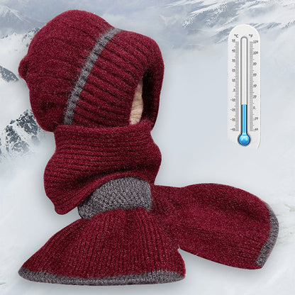 ❄️👩 Cache-Col Intégré Coupe-Vent pour Femme – Confort Tricot Chaud, Oreilles Protégées & Coloris Variés (Idéal pour Toutes les Activités Hivernales) !