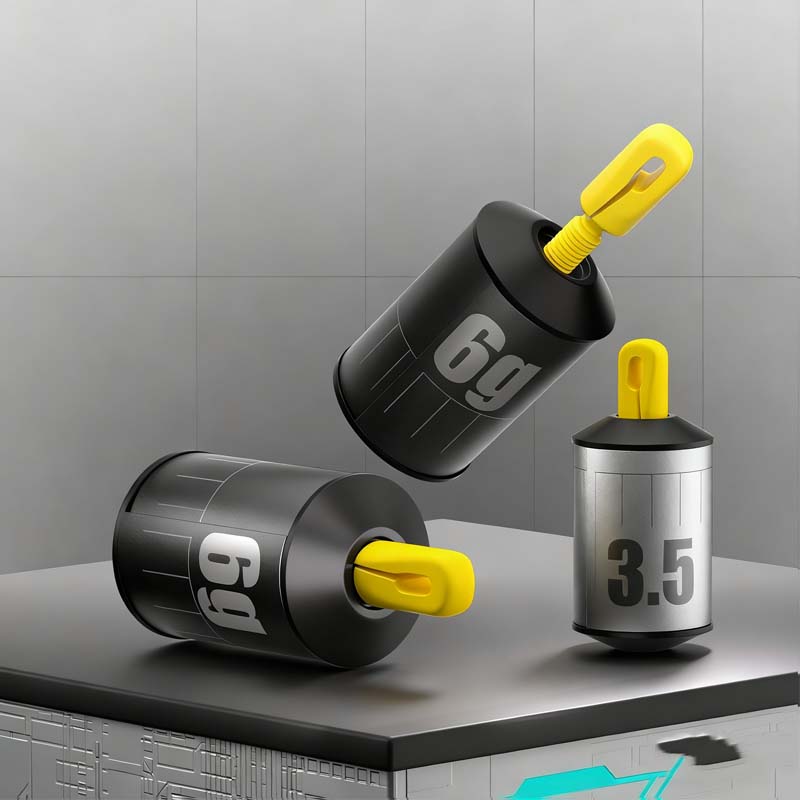 Plomb coulissant à dégagement rapide