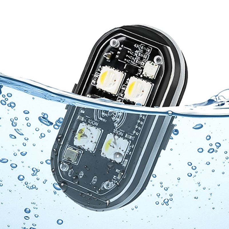 Feu d'avertissement LED portable pour voiture avec télécommande