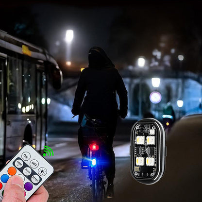 Feu d'avertissement LED portable pour voiture avec télécommande