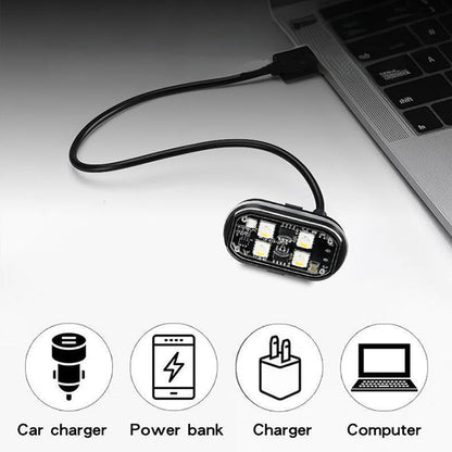 Feu d'avertissement LED portable pour voiture avec télécommande