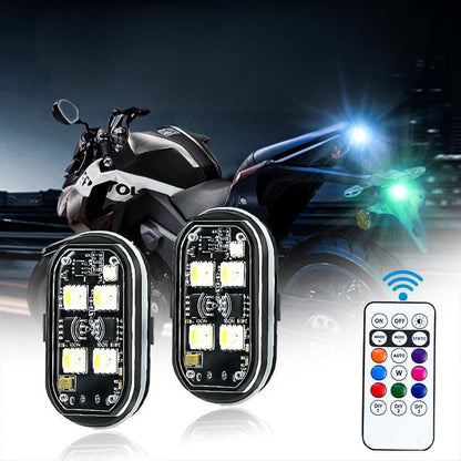 Feu d'avertissement LED portable pour voiture avec télécommande