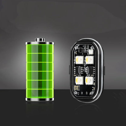 Feu d'avertissement LED portable pour voiture avec télécommande