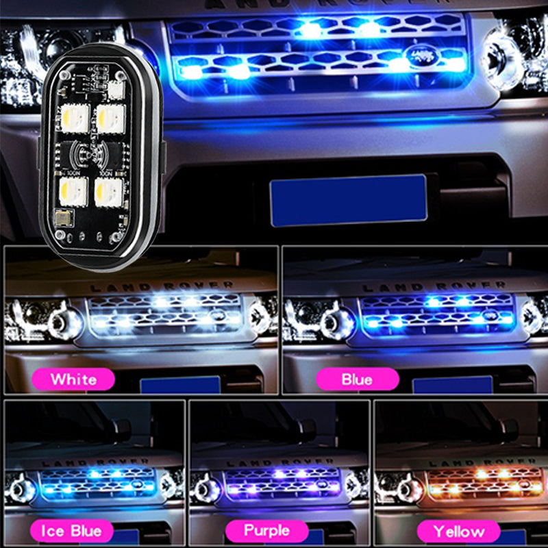 Feu d'avertissement LED portable pour voiture avec télécommande