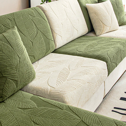 Housse de Coussin de Canapé Imperméable en Jacquard