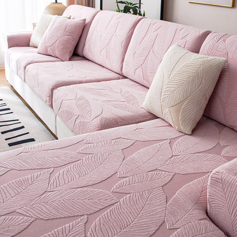 Housse de Coussin de Canapé Imperméable en Jacquard