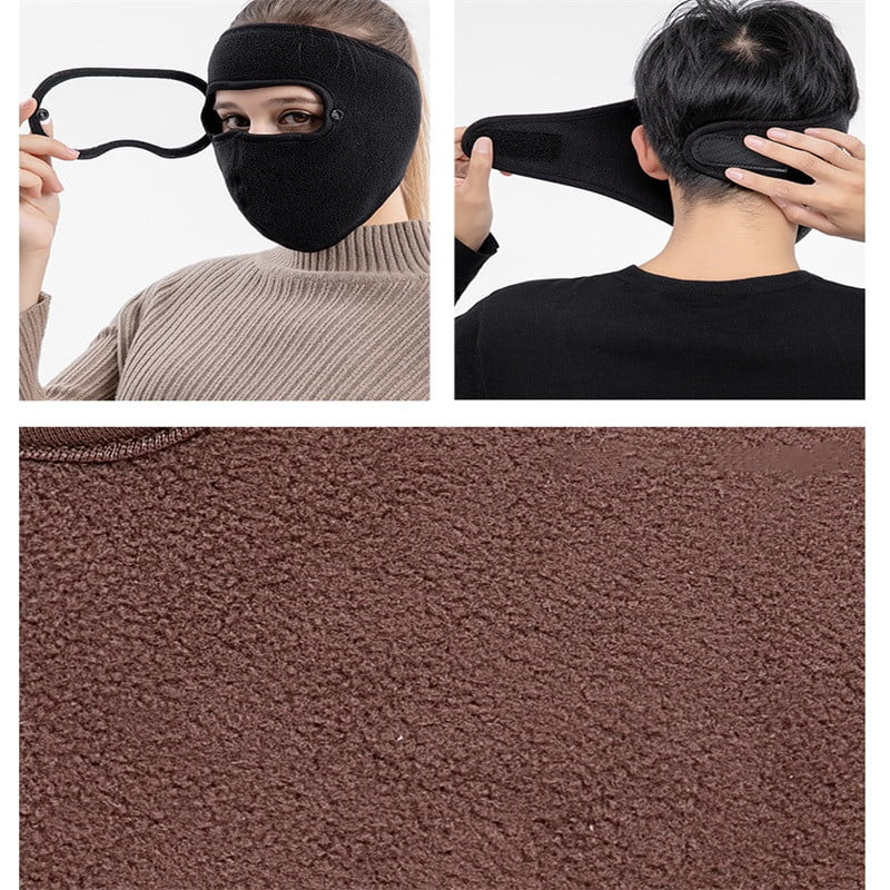🌬️ 50 % de réduction – Masque anti-buée hiver avec lunettes intégrées : polaire douce, ajustement universel & protection totale ! 🔮