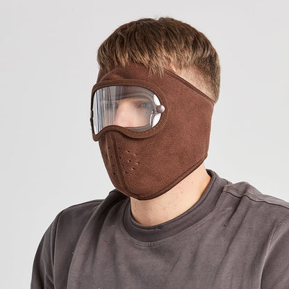 🌬️ 50 % de réduction – Masque anti-buée hiver avec lunettes intégrées : polaire douce, ajustement universel & protection totale ! 🔮