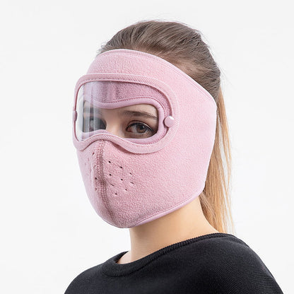 🌬️ 50 % de réduction – Masque anti-buée hiver avec lunettes intégrées : polaire douce, ajustement universel & protection totale ! 🔮