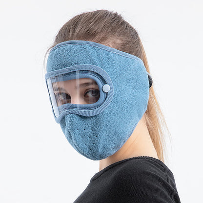 🌬️ 50 % de réduction – Masque anti-buée hiver avec lunettes intégrées : polaire douce, ajustement universel & protection totale ! 🔮