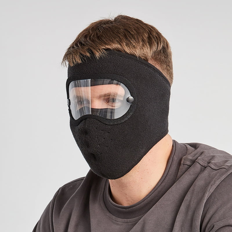 🌬️ 50 % de réduction – Masque anti-buée hiver avec lunettes intégrées : polaire douce, ajustement universel & protection totale ! 🔮