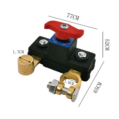 🔥 50% DE RÉDUCTION ! ✨ Interrupteur de Déconnexion Batterie Voiture - 12V-24V Compatible, Coque Ignifuge, Urgence et Maintenance ⚡🚘