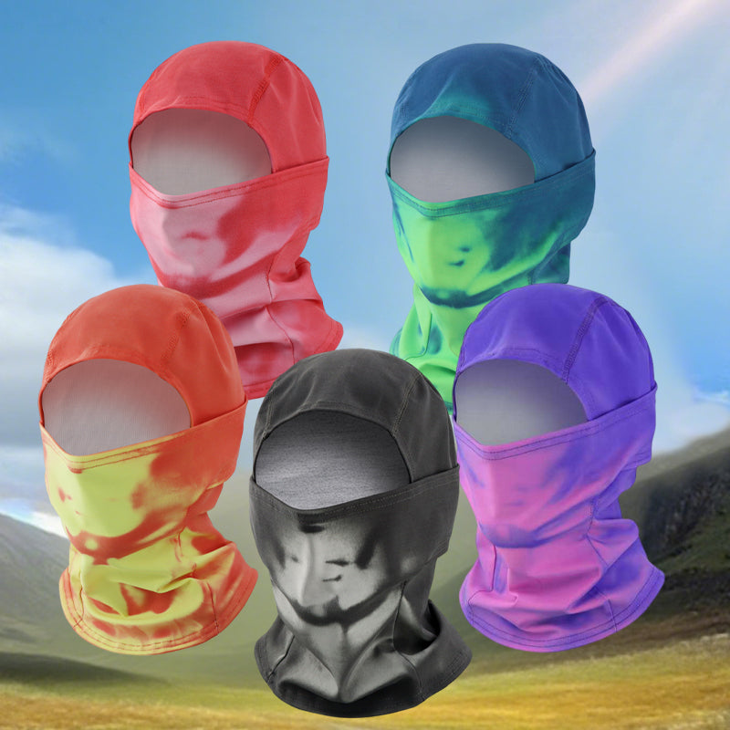 🔥 50% DE RÉDUCTION ! ✨ Cagoule Thermochrome - Technologie Chromique, Protection Totale, Idéal pour Sports d'Hiver ❄️🔮