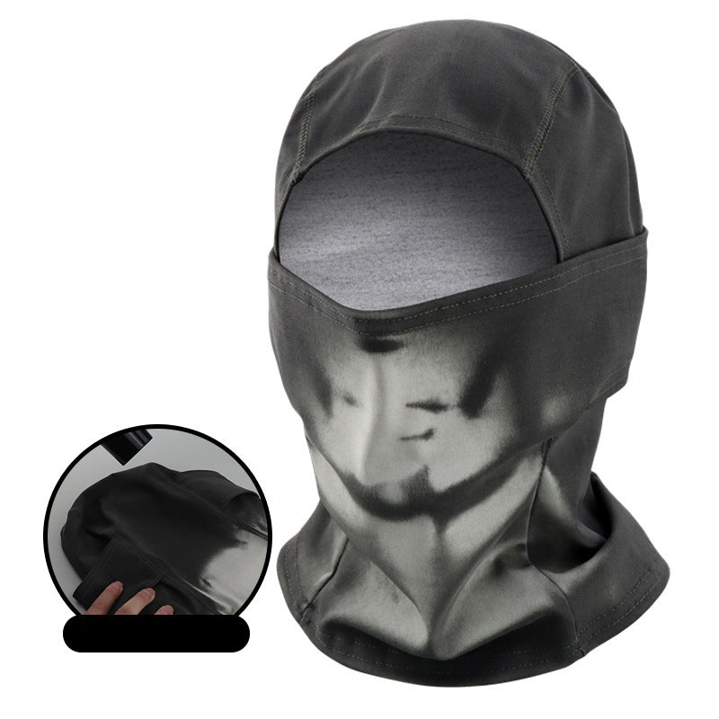 🔥 50% DE RÉDUCTION ! ✨ Cagoule Thermochrome - Technologie Chromique, Protection Totale, Idéal pour Sports d'Hiver ❄️🔮