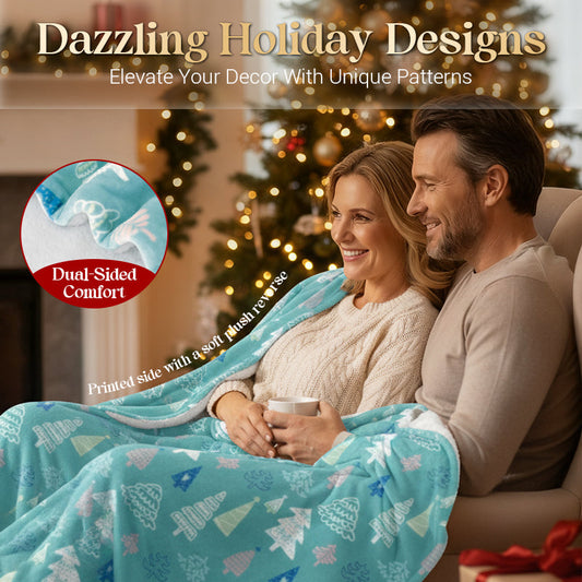 Plaid de Noël Douillet