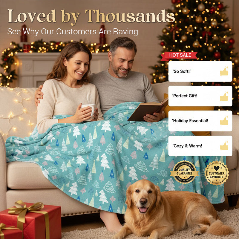 Plaid de Noël Douillet