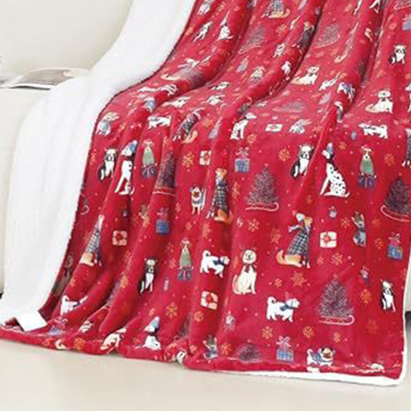 Plaid de Noël Douillet