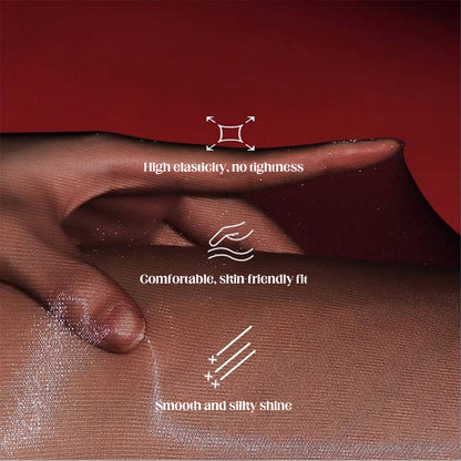 🎁 50 % de réduction pour une durée limitée 🌹 Collants brillants en tulle pour femmes — Résistants aux accrocs et antidérapants 💃